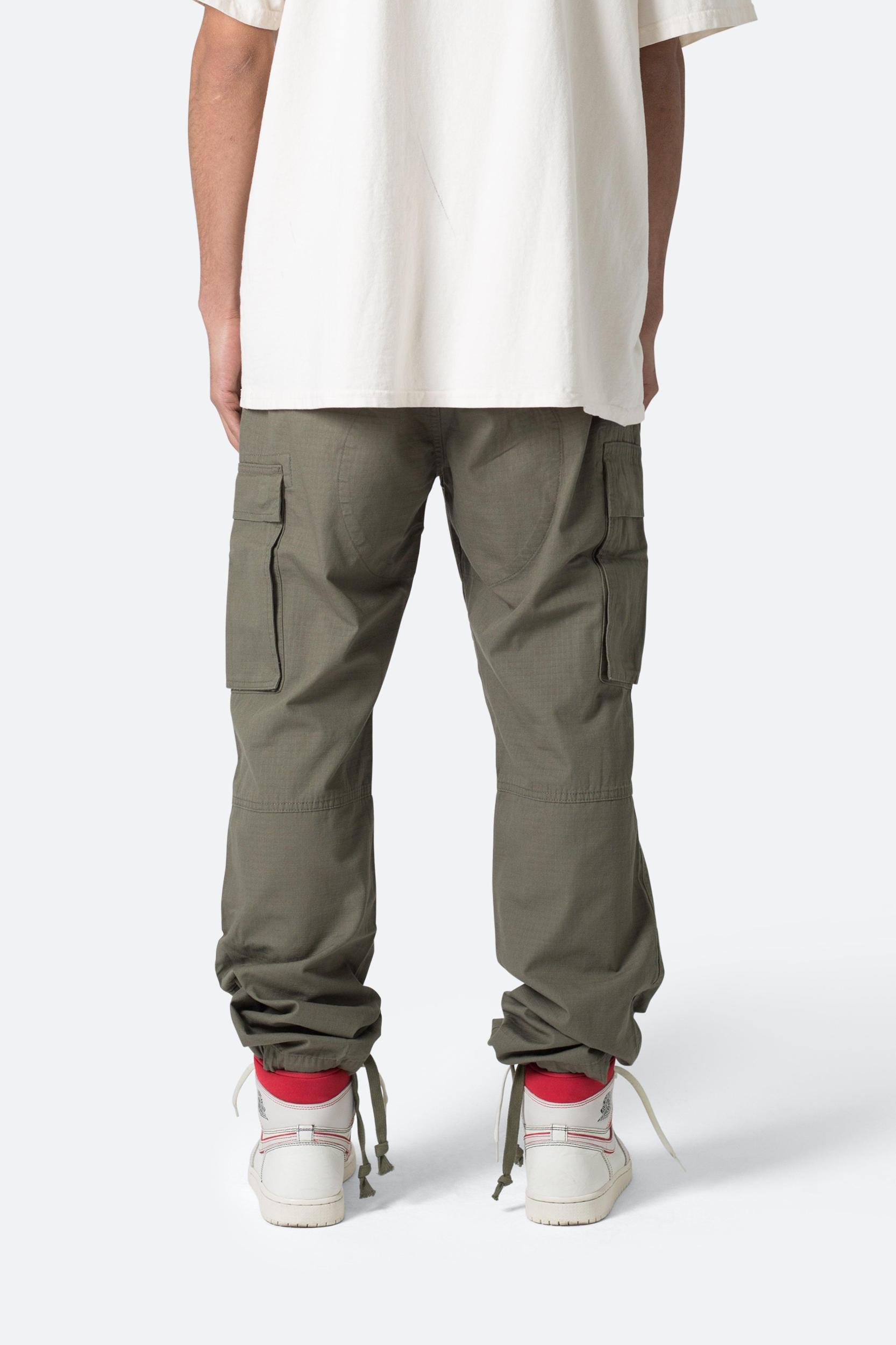 Vintage Cargo Pants - Olive Product Image