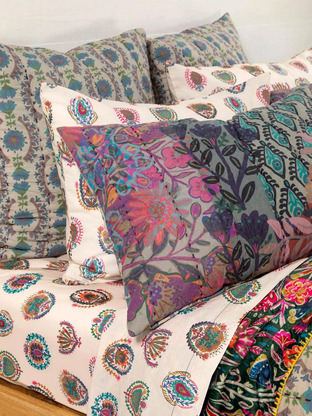 Bungalow Reversible Cotton Shams, Set of 2 Product Image