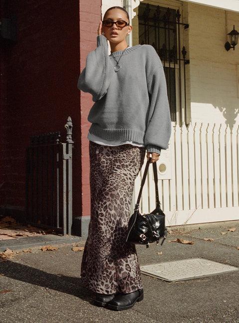 Manda Maxi Skirt Leopard Product Image