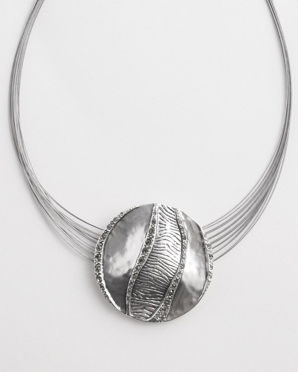 Zebra Pendant Necklace Product Image