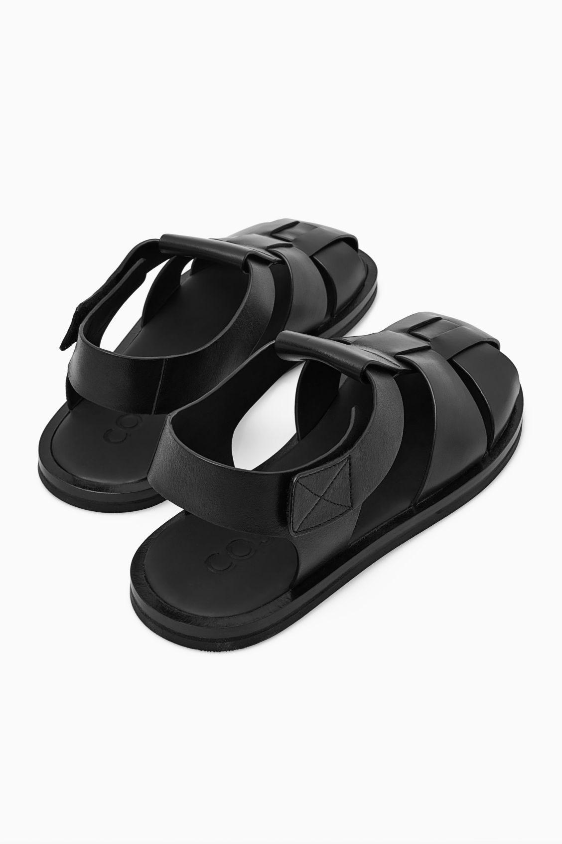 LEATHER FISHERMAN SANDALS Product Image