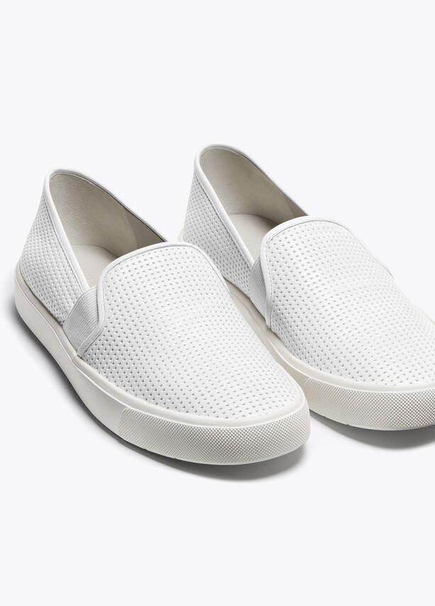 Womens Perforated Leather Blair Sneaker, Marble, Size 5.5 Vince Product Image