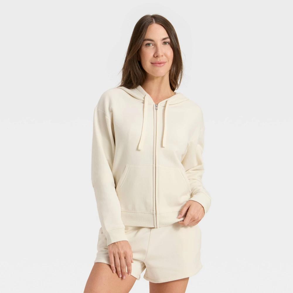 Women's Fleece Zip-Up Sweatshirt - Auden™ Product Image