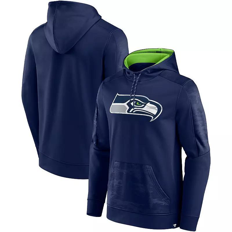 Mens Fanatics College Navy Seattle Seahawks On The Ball Pullover Hoodie Product Image