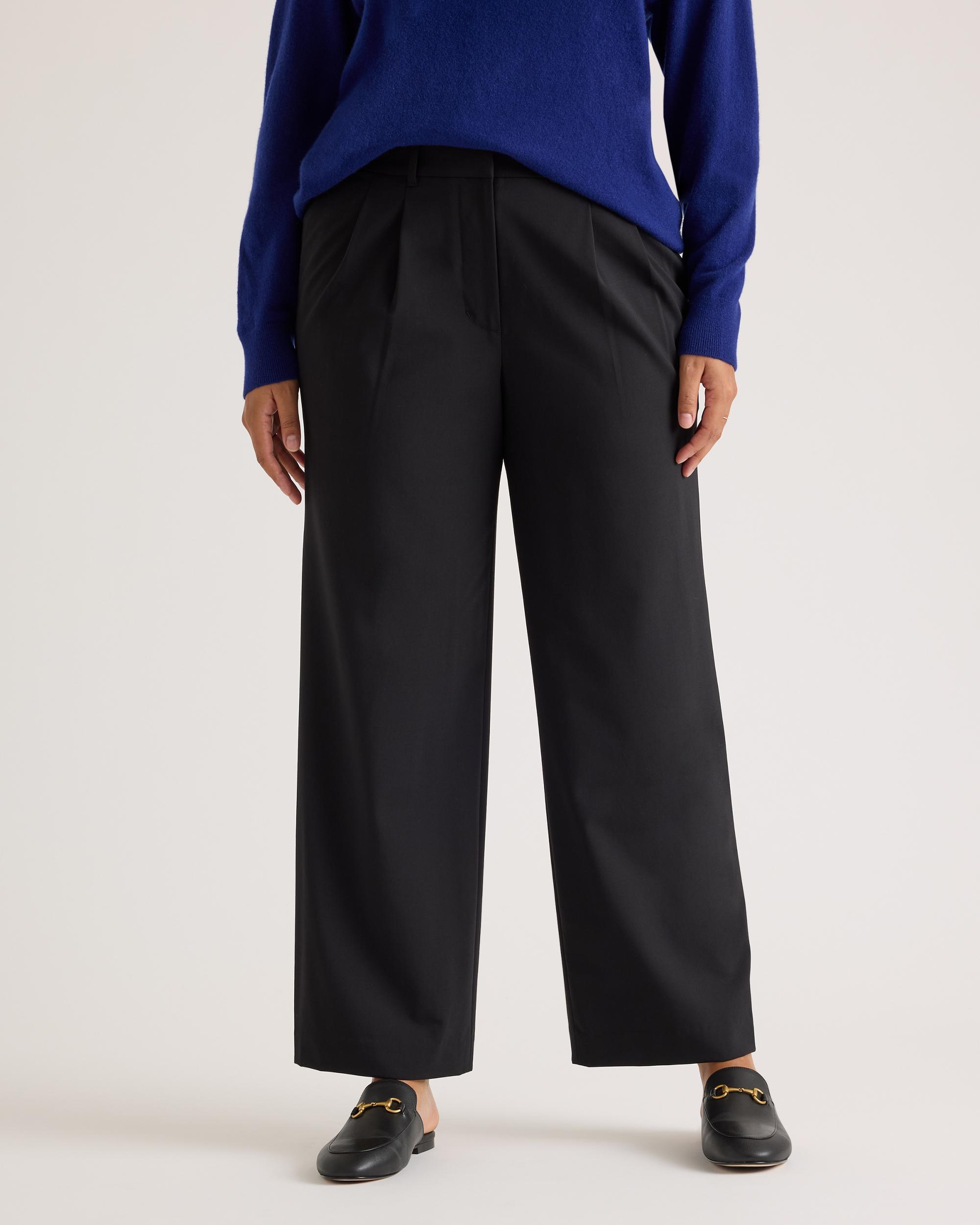Quince | Women's Italian Wool Pleated Trouser Product Image