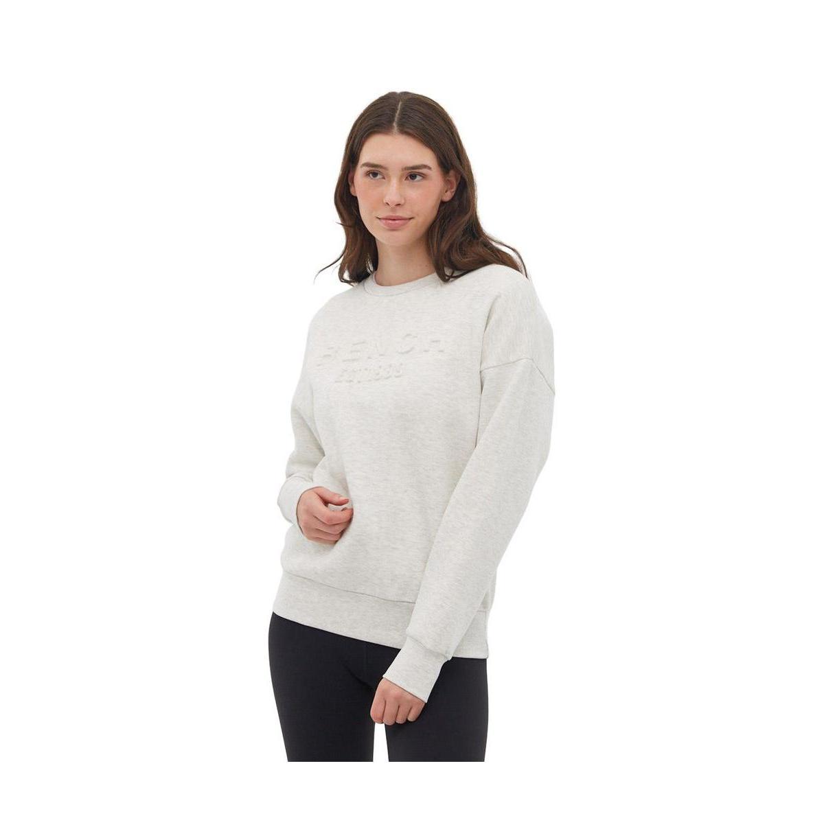 Bench Dna Womens Avyanna Deboss Logo Crew Neck Sweatshirt Product Image