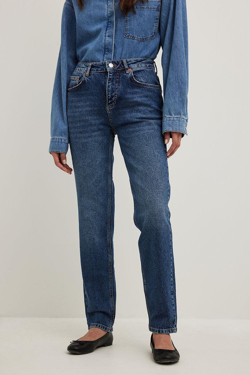 Slim Mid Waist Jeans Product Image