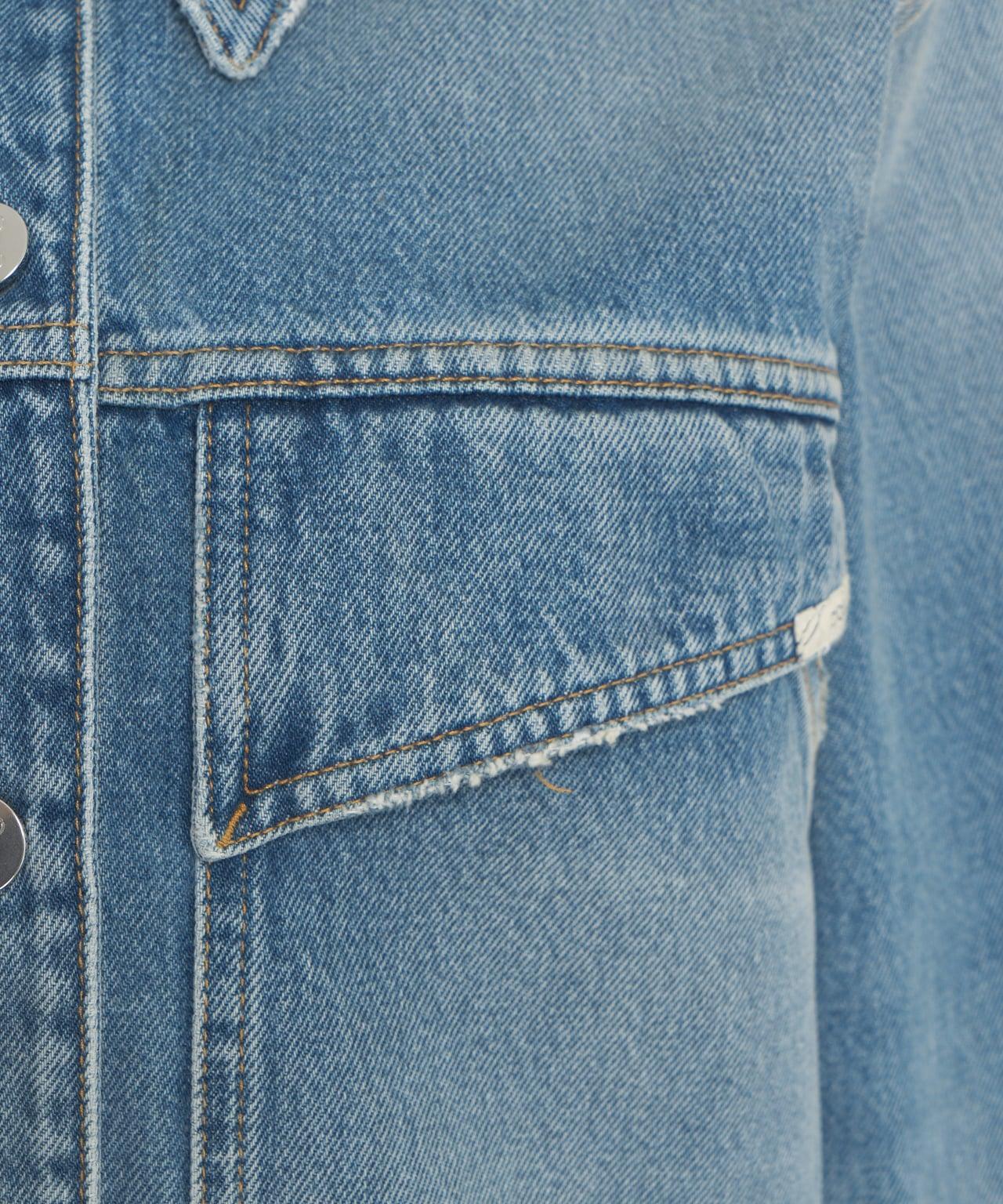 Cropped denim jacket Product Image