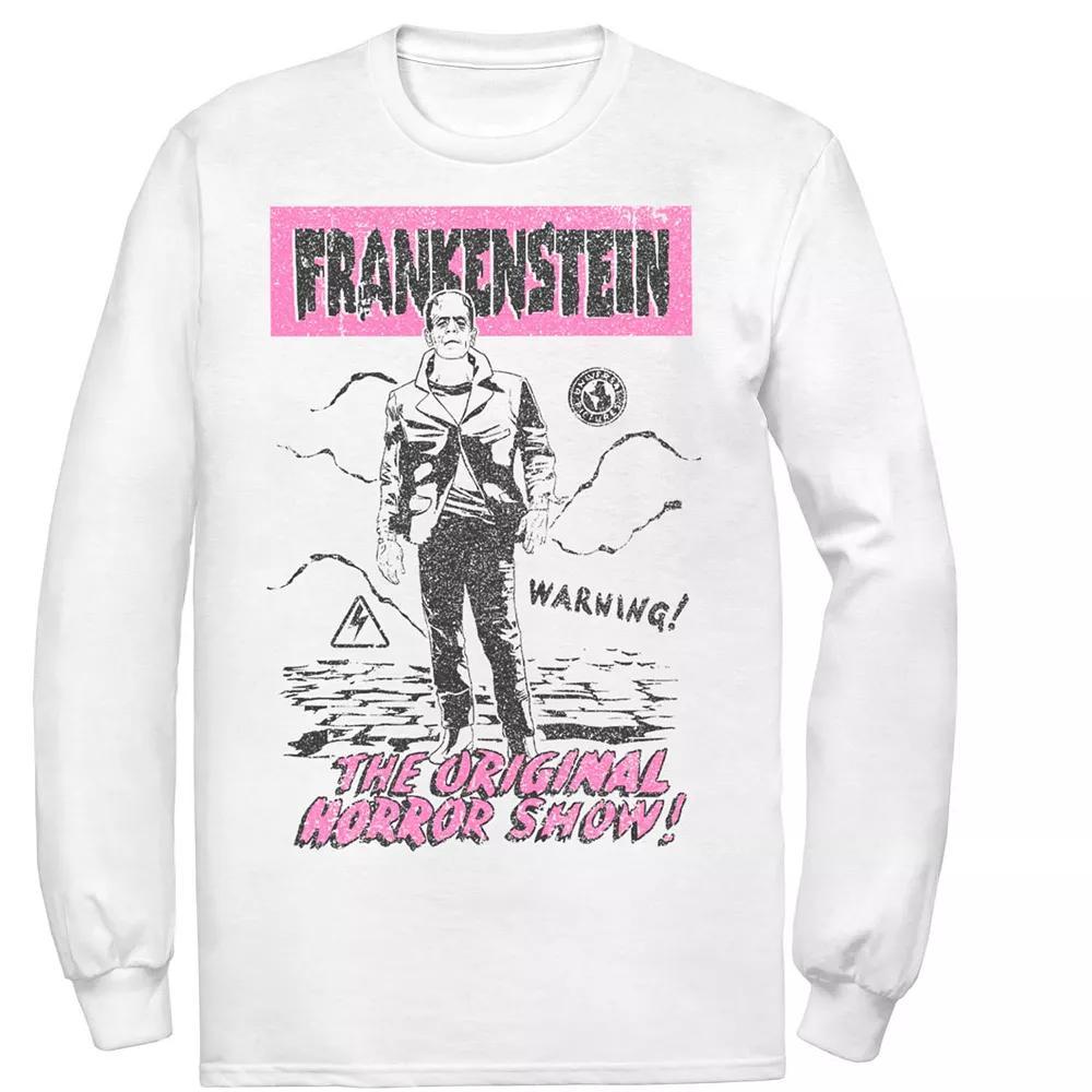 Men's Universal Monsters Old Franky Poster Tee, Size: Small, White Product Image