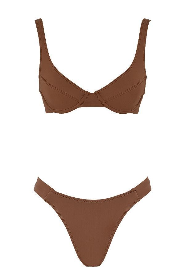 Mariposa  chocolate underwired bikini - sale Product Image