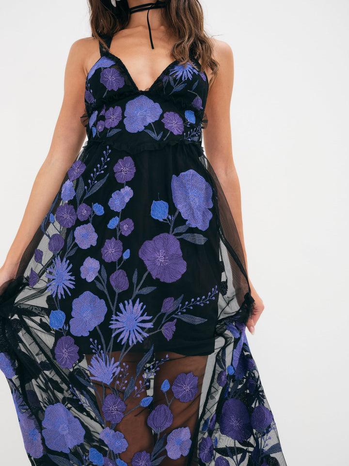 Kaylee Maxi Dress — Purple Product Image