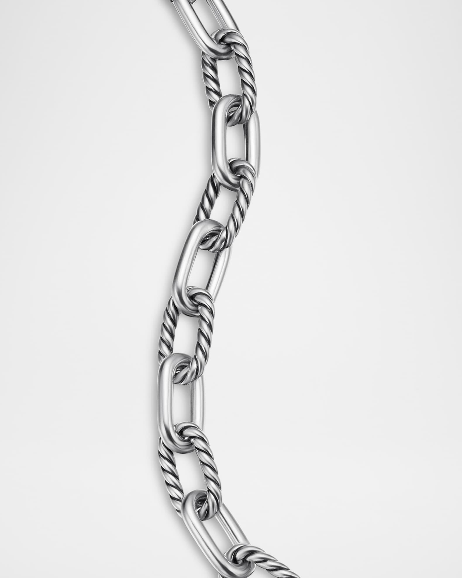 Cable Flex Center Station X Bracelet with Diamonds in Silver, 4mm Product Image