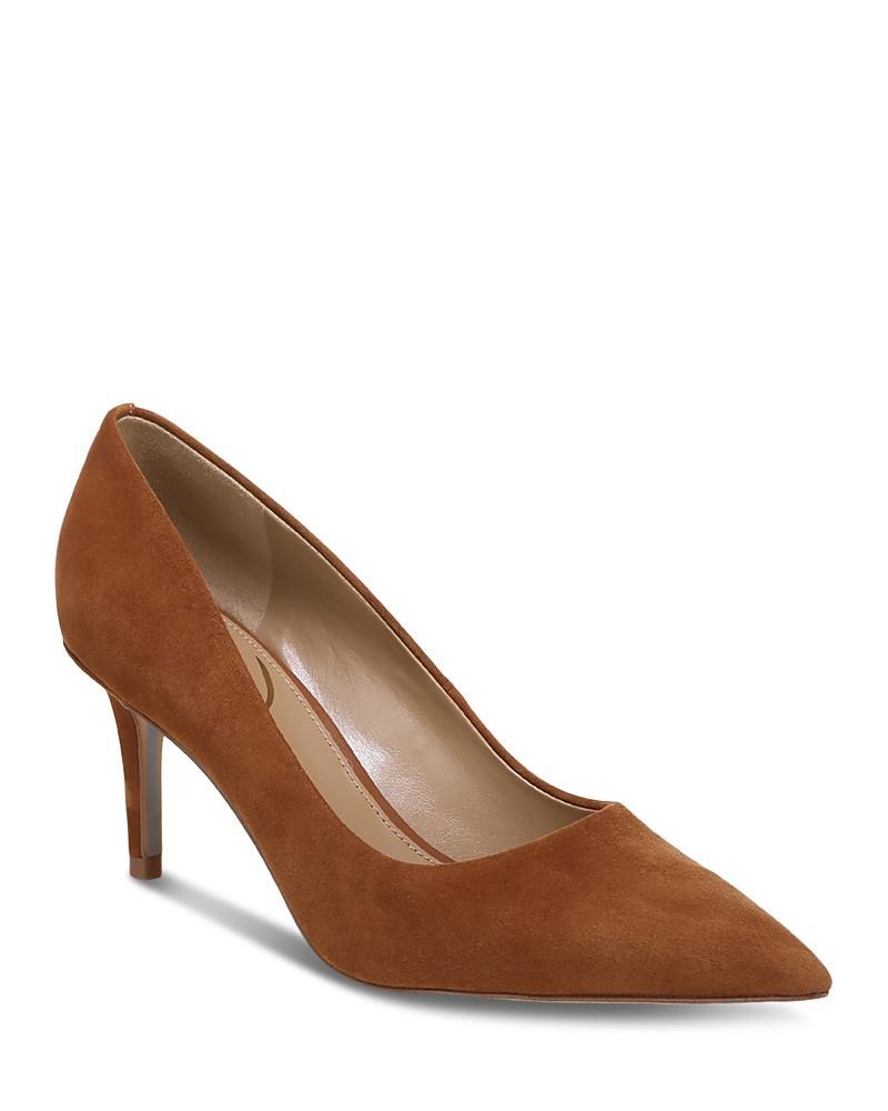 Sam Edelman Vienna Suede Pointed Toe Pumps Product Image