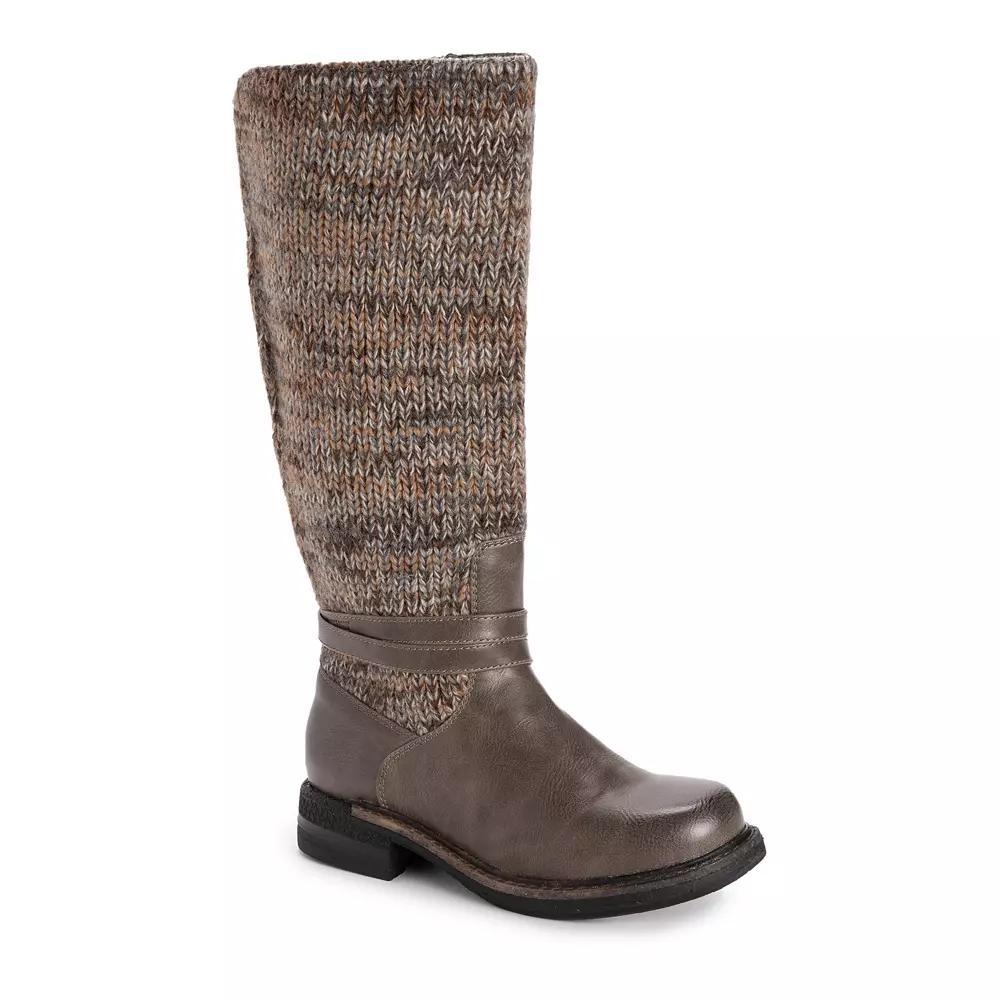 MUK LUKS Logger Alberta Womens Knee-High Boots Product Image
