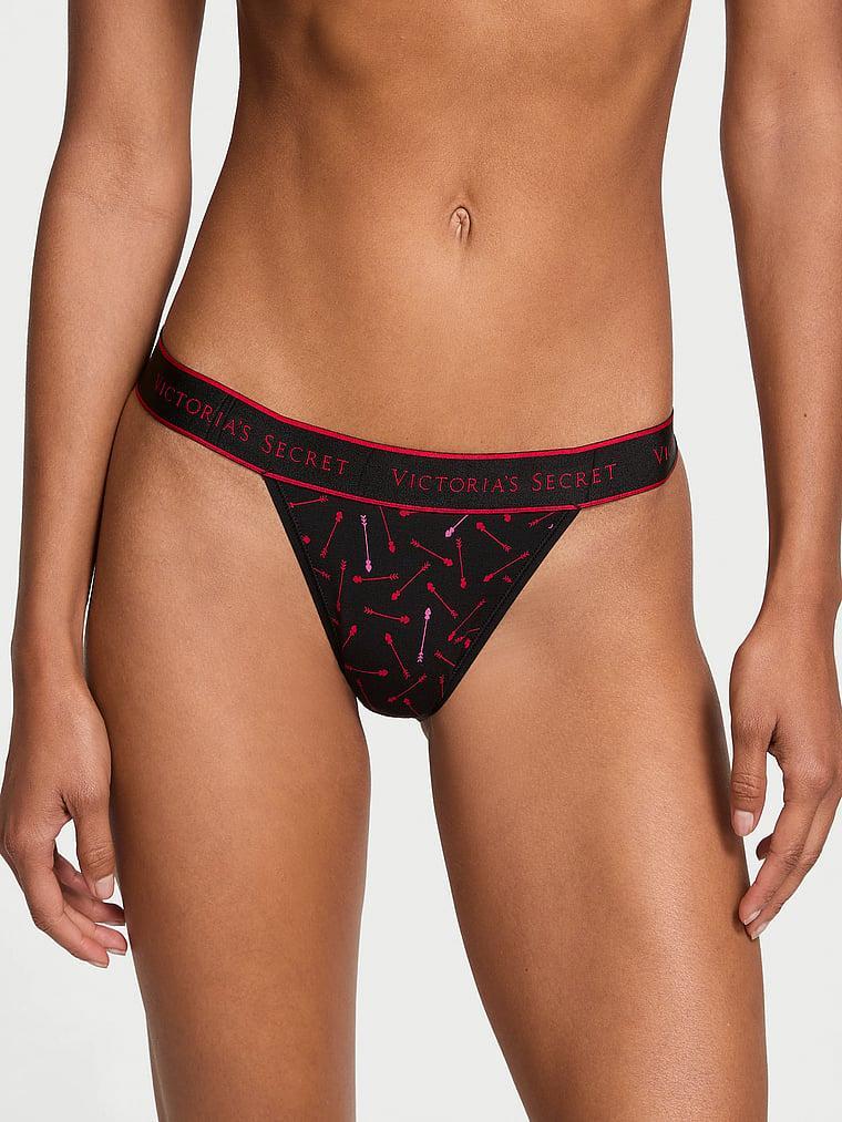 Logo Cotton Tanga Panty Product Image