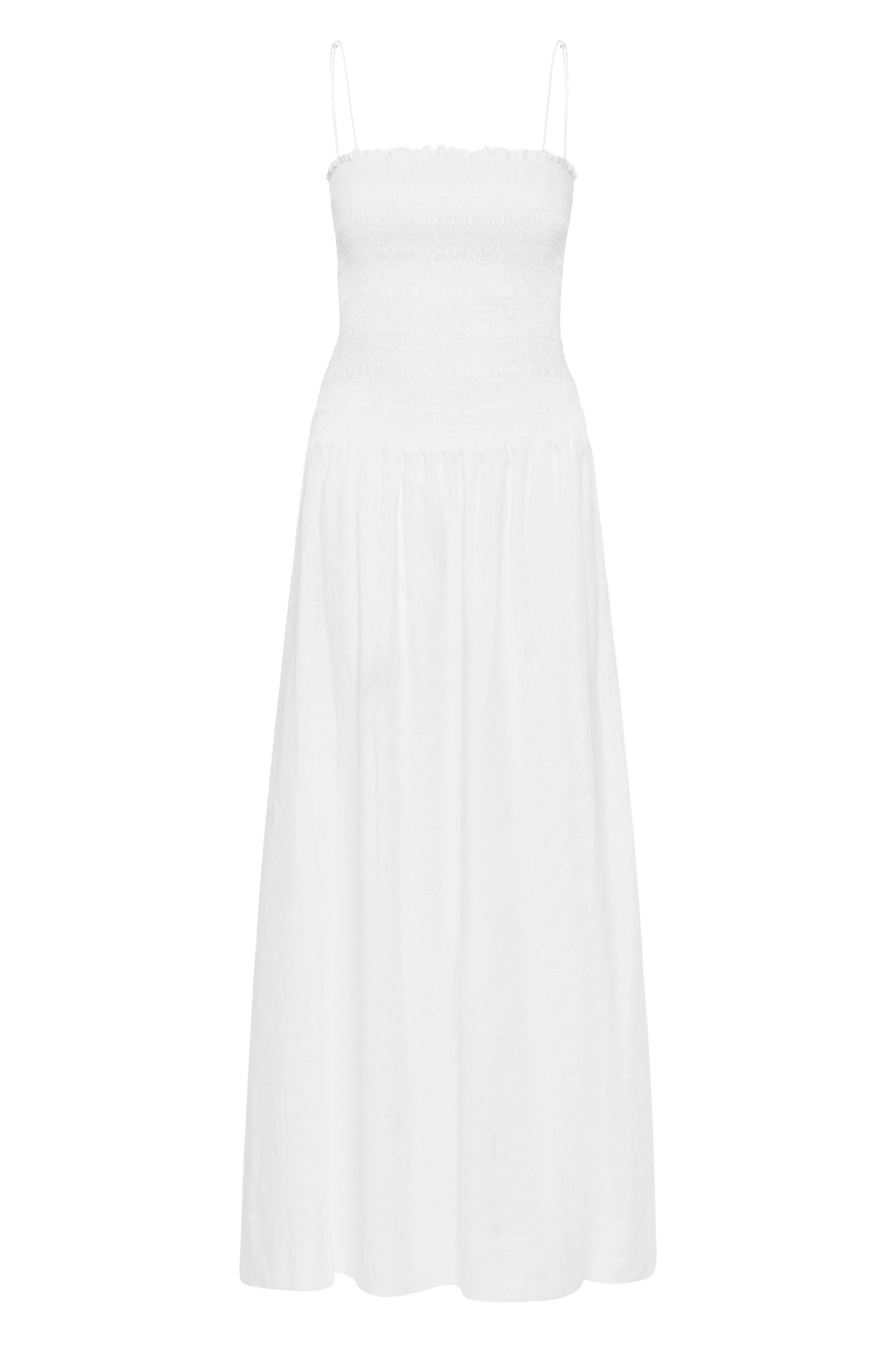 Geriba Midi Dress White - Final Sale Product Image