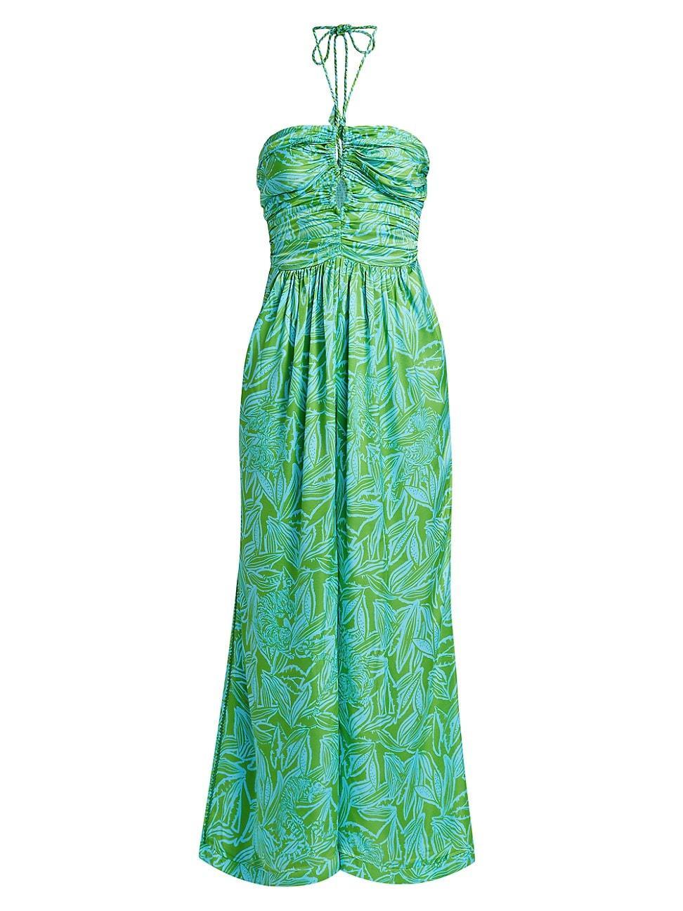Womens Claudia Floral Sleeveless Jumpsuit Product Image
