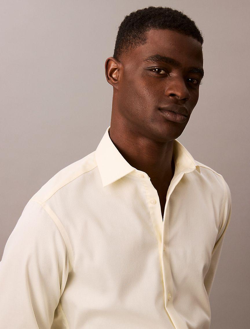 Steel Solid Slim Fit Button-Down Shirt Product Image