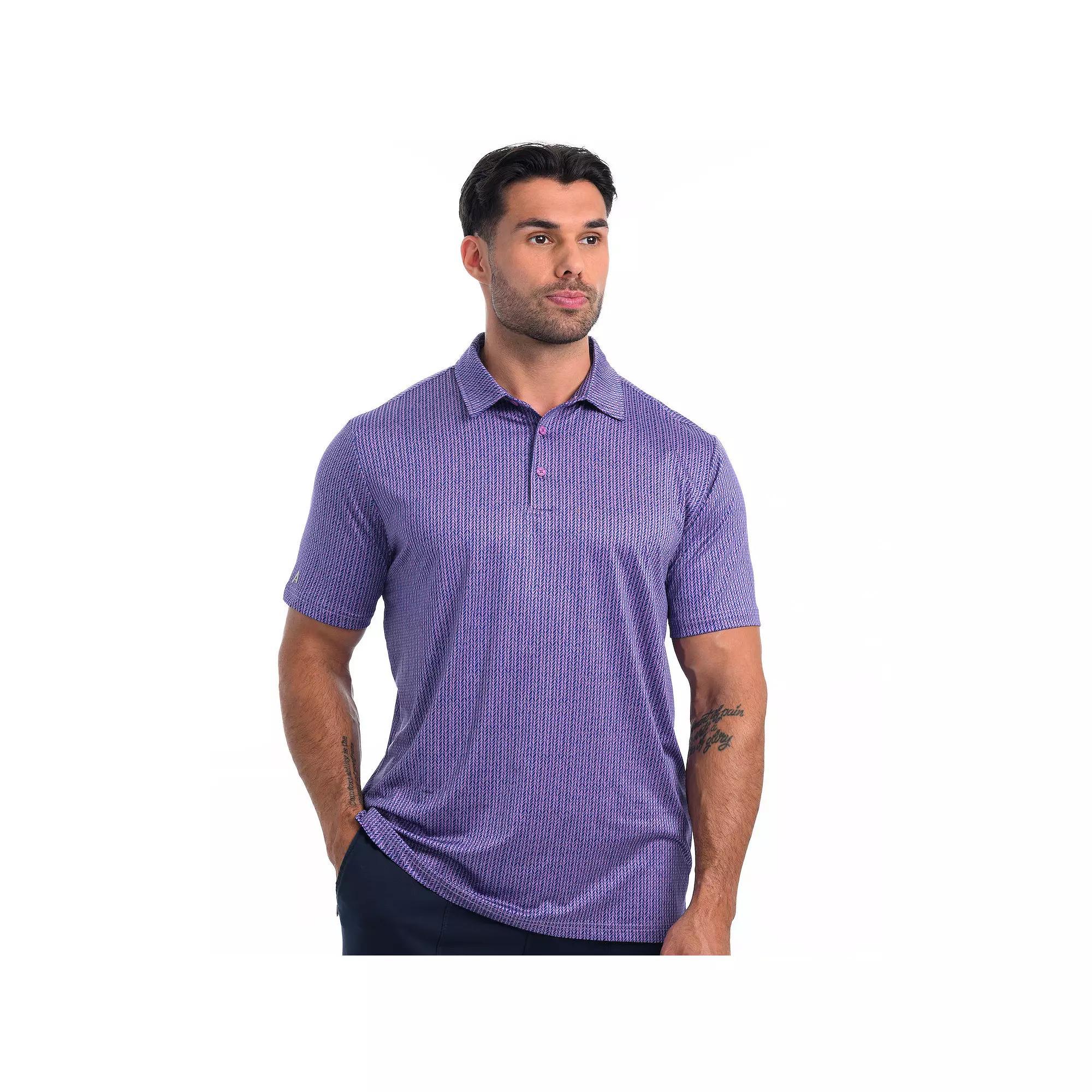 Men's Antigua Vine Polo, Size: Medium, Dusty Purple Product Image
