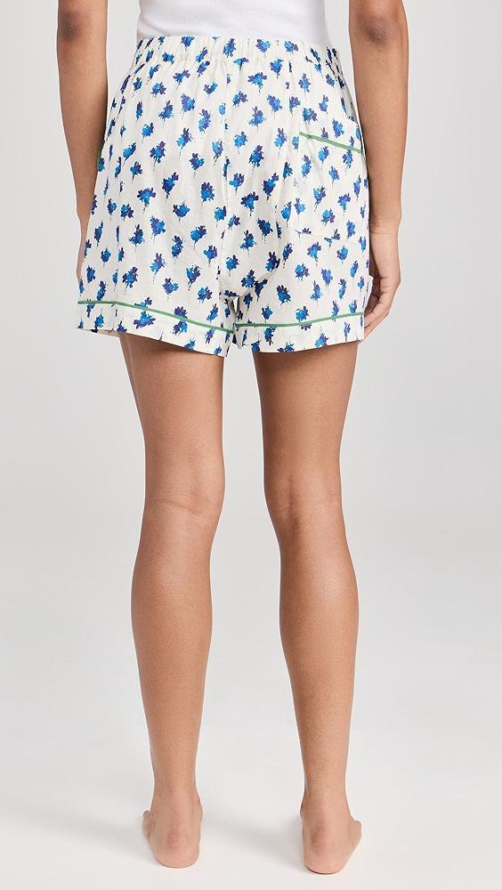 THE GREAT. The Square Pajama Shorts | Shopbop Product Image