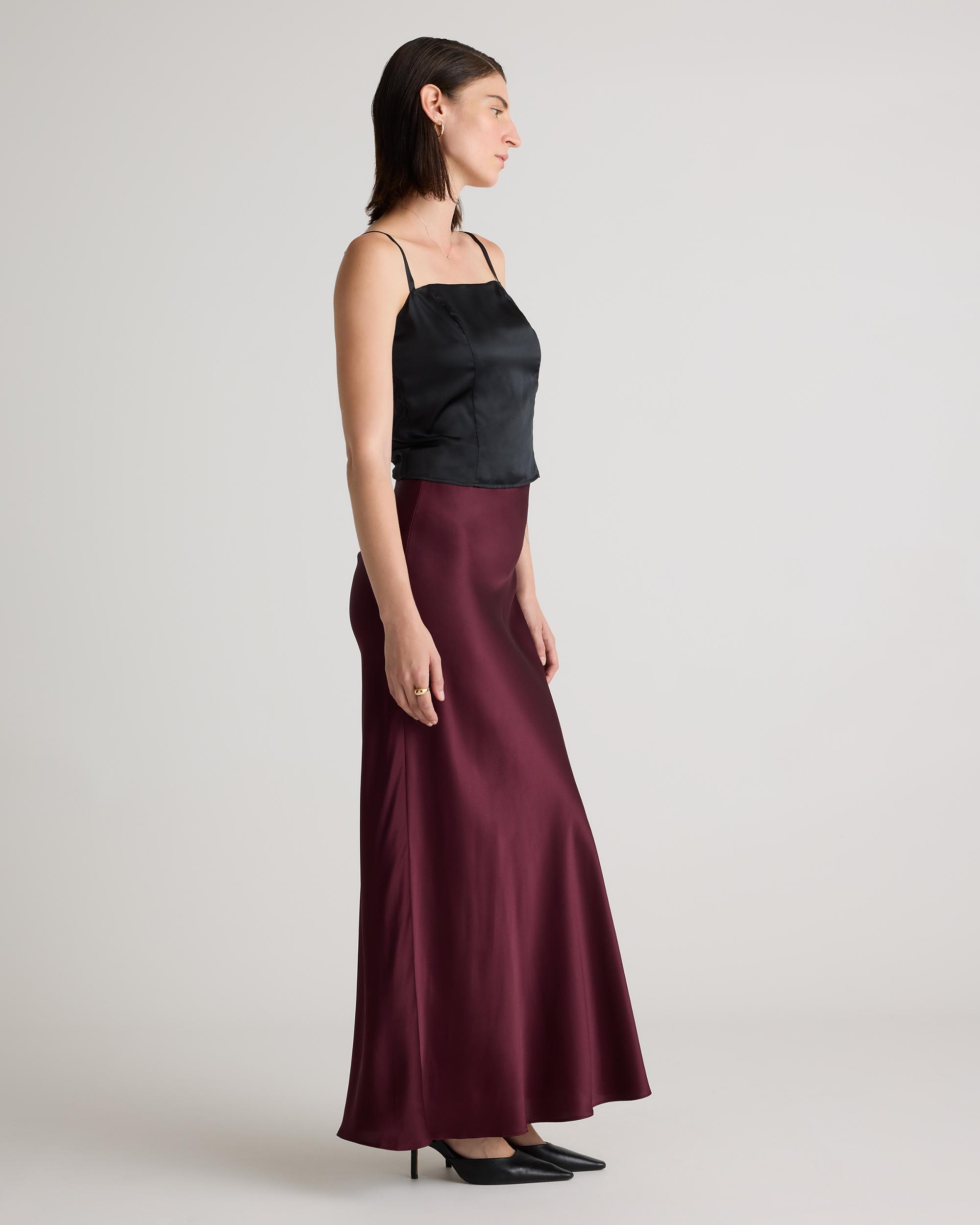 Quince | Women's Maxi Skirt Size XL, Silk Product Image