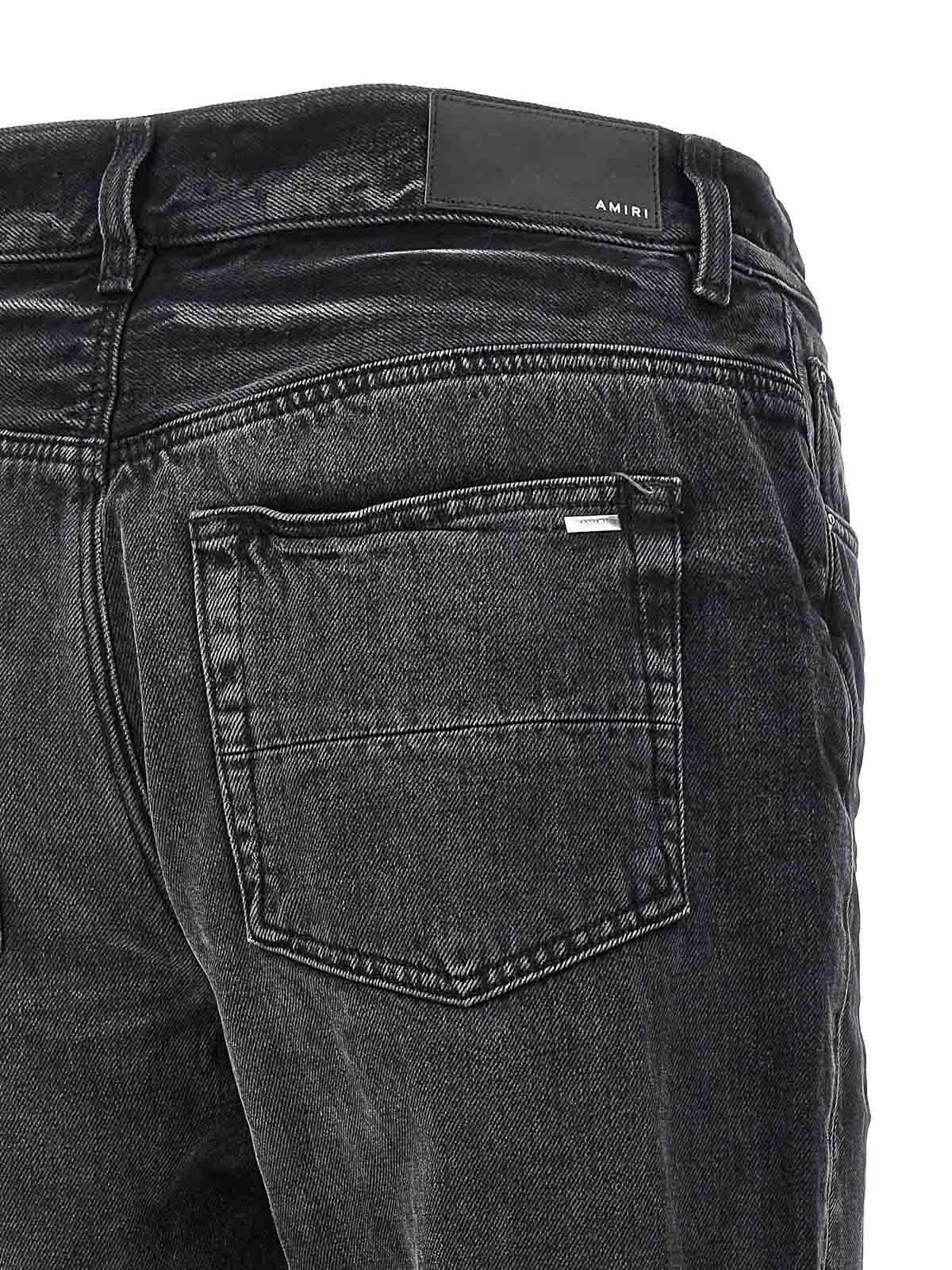 AMIRI Release Hem Jeans In Black Product Image