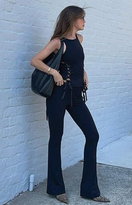 Lioness Black Bisous Pants Product Image