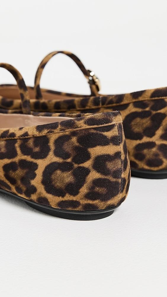 Gianvito Rossi Carla Camoscio Leopard Print Flats | Shopbop Product Image