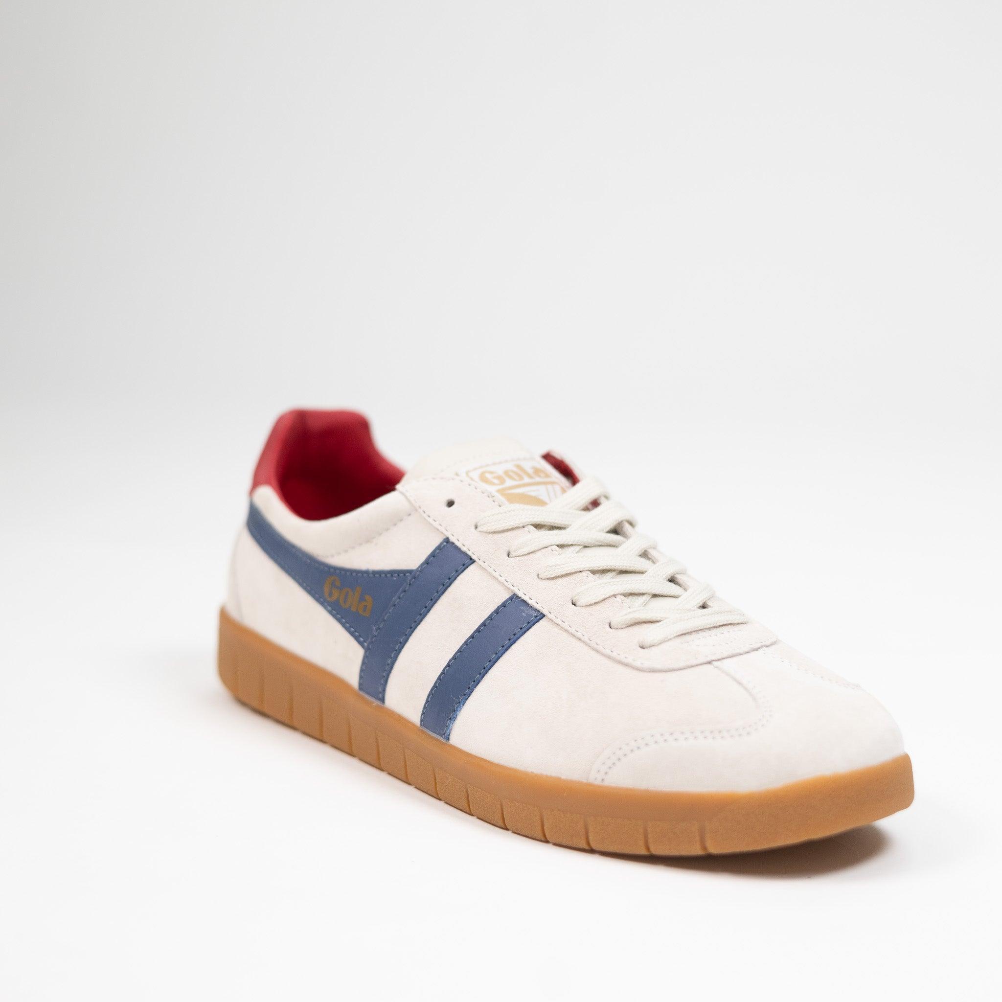 Gola Hurricane Suede - Off White/Moon Light/Deep Red/Gum Product Image