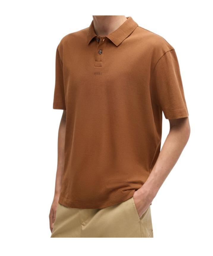 HUGO BOSS Dangula Polo Shirt In Brown Product Image