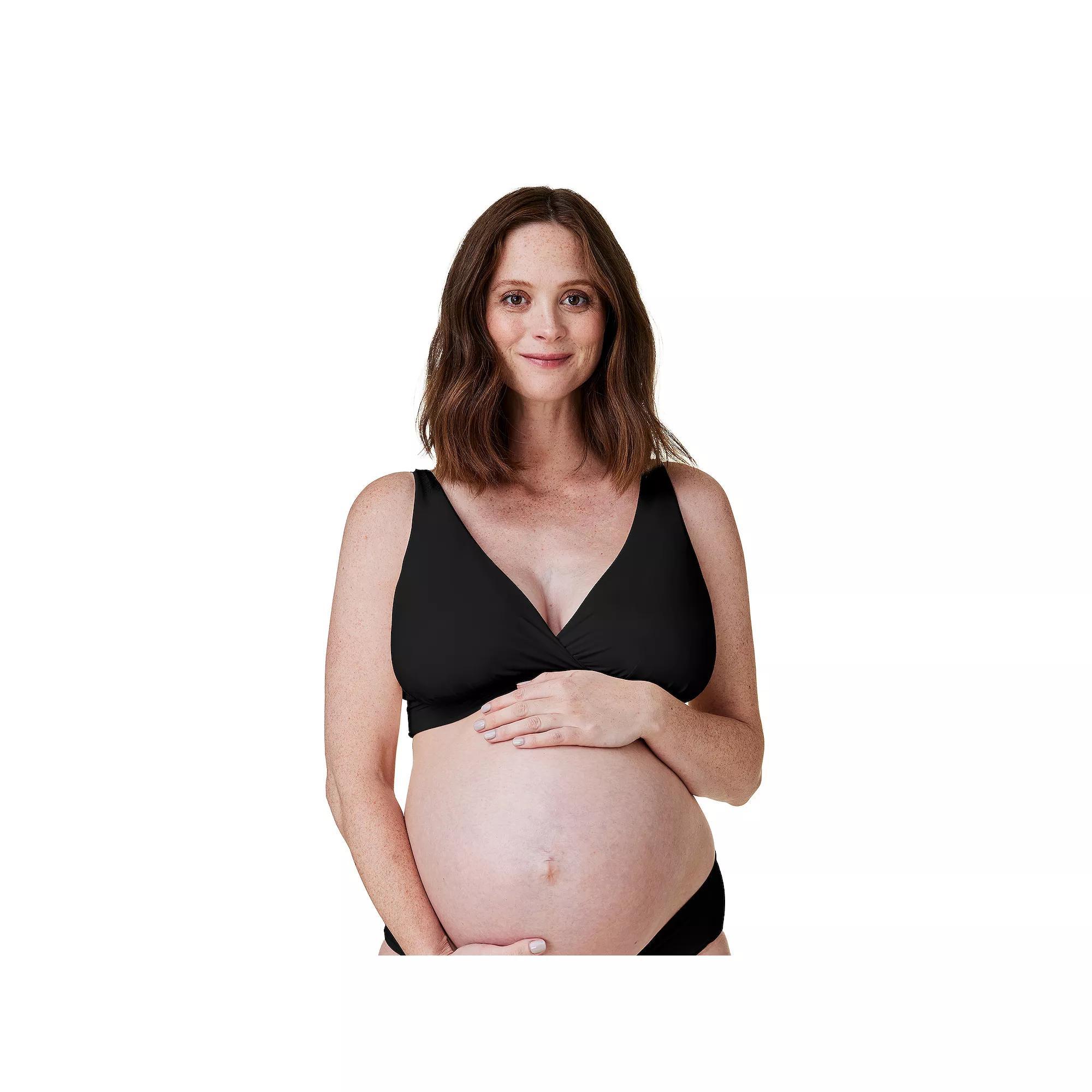 Bravado! Designs Women's Ballet Nursing Sleep Bra S: Light Support, Wireless, V Neck, Maternity Product Image