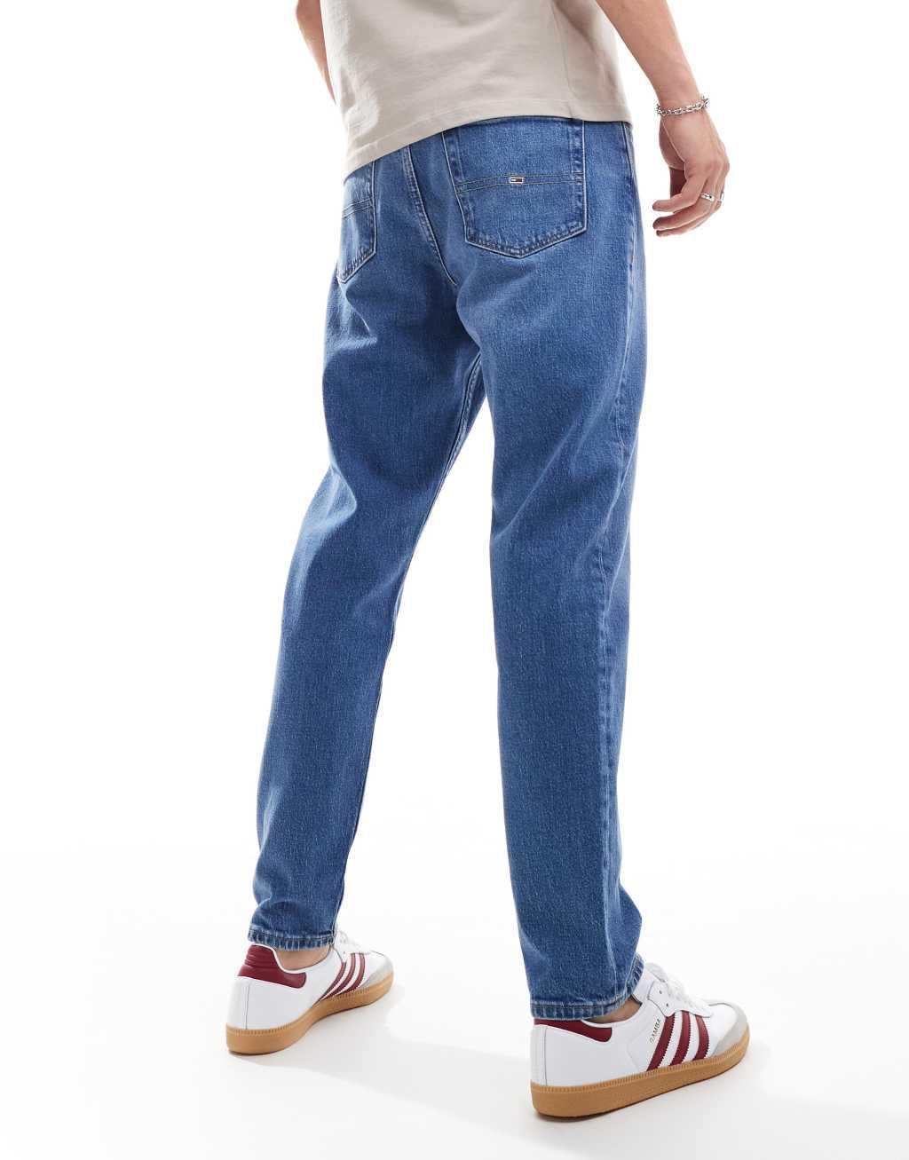 Tommy Jeans Isaac relaxed tapered jeans in mid wash Product Image