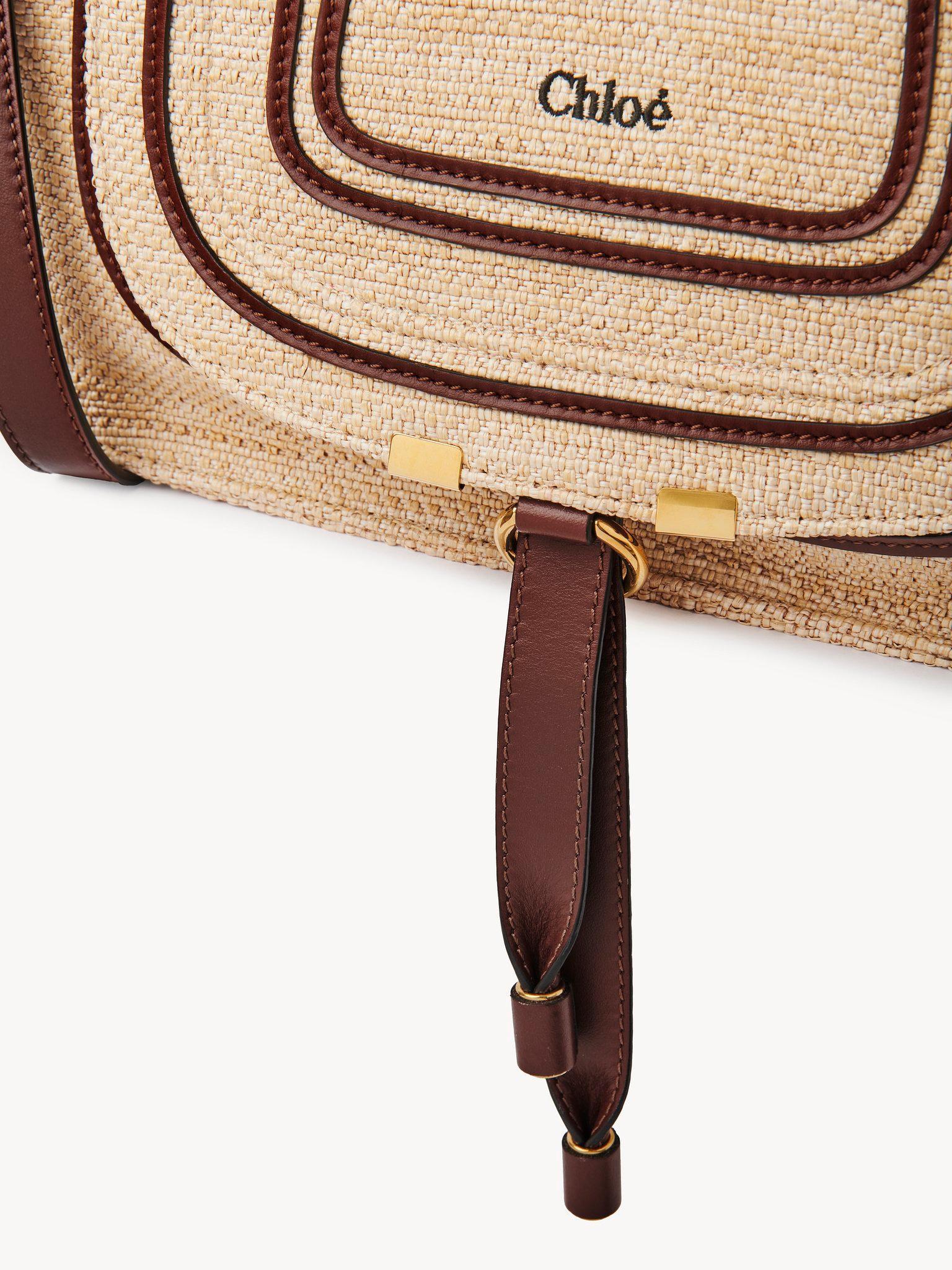 Small Marcie bag in raffia-effect fibers Product Image
