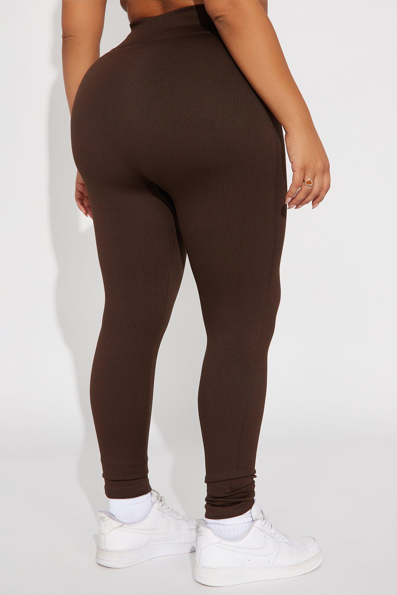 Feel The Burn Active Legging - Chocolate Product Image