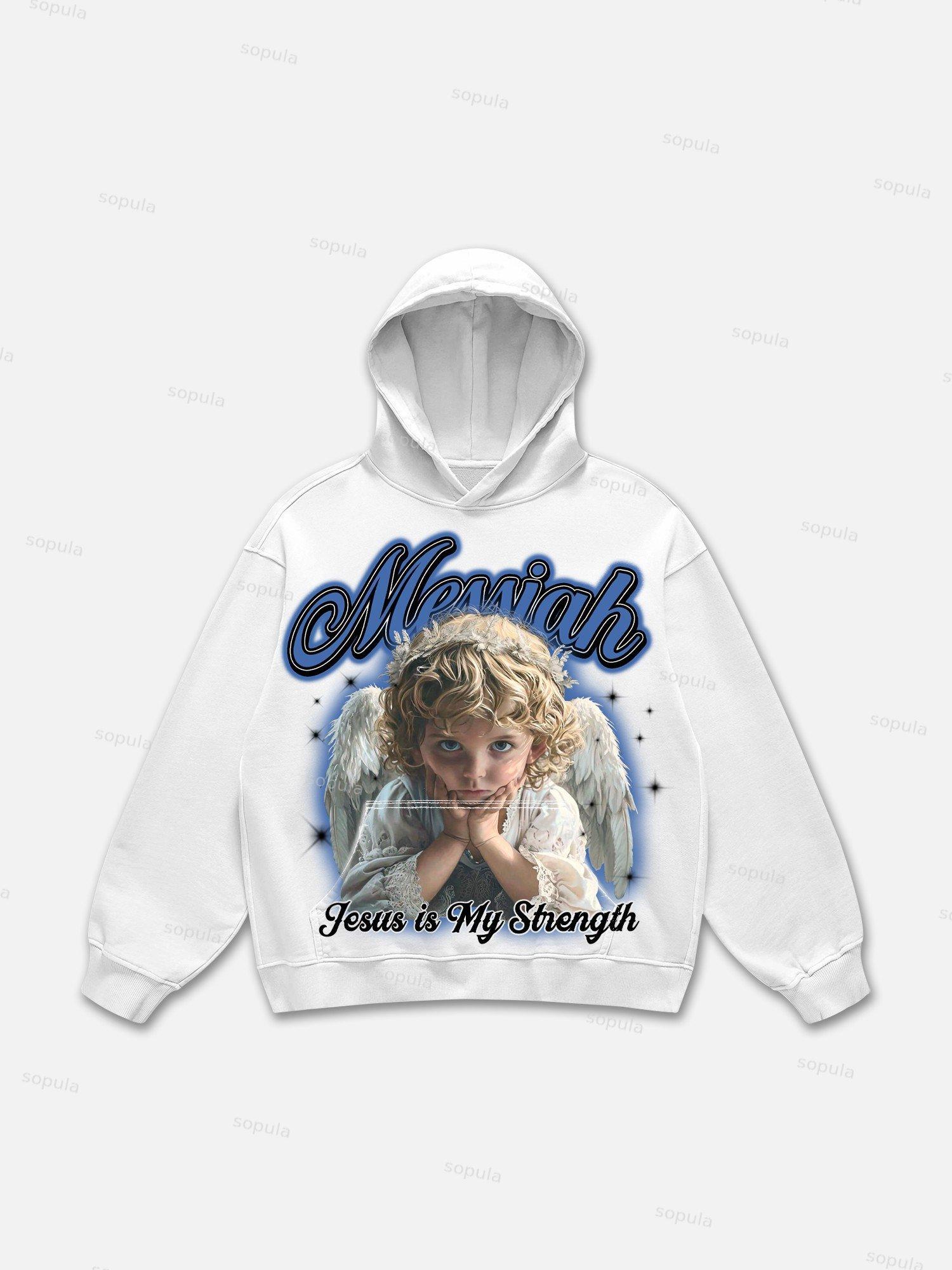 Messiah Jesus Is My Strength Graphic Hoodie Product Image