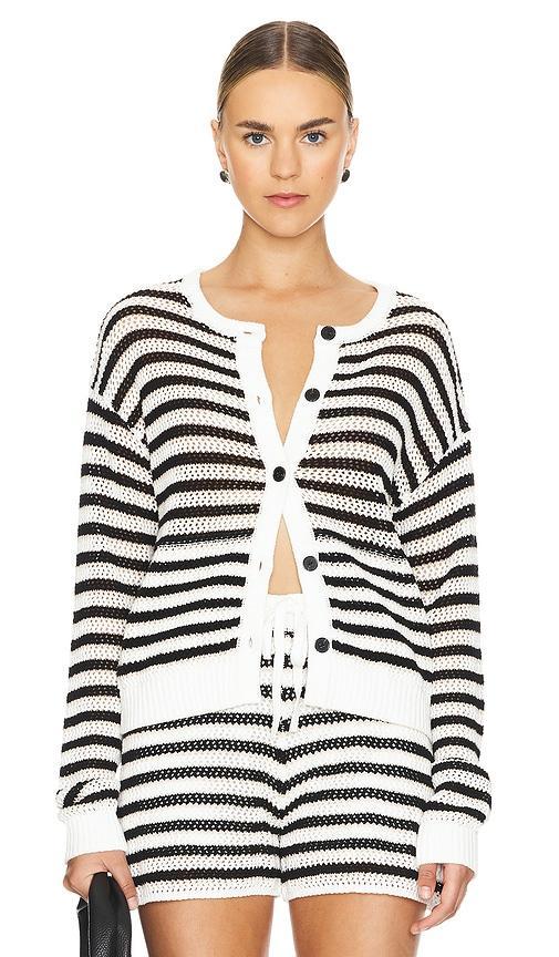 Open Knit Sweater Short MONROW Product Image
