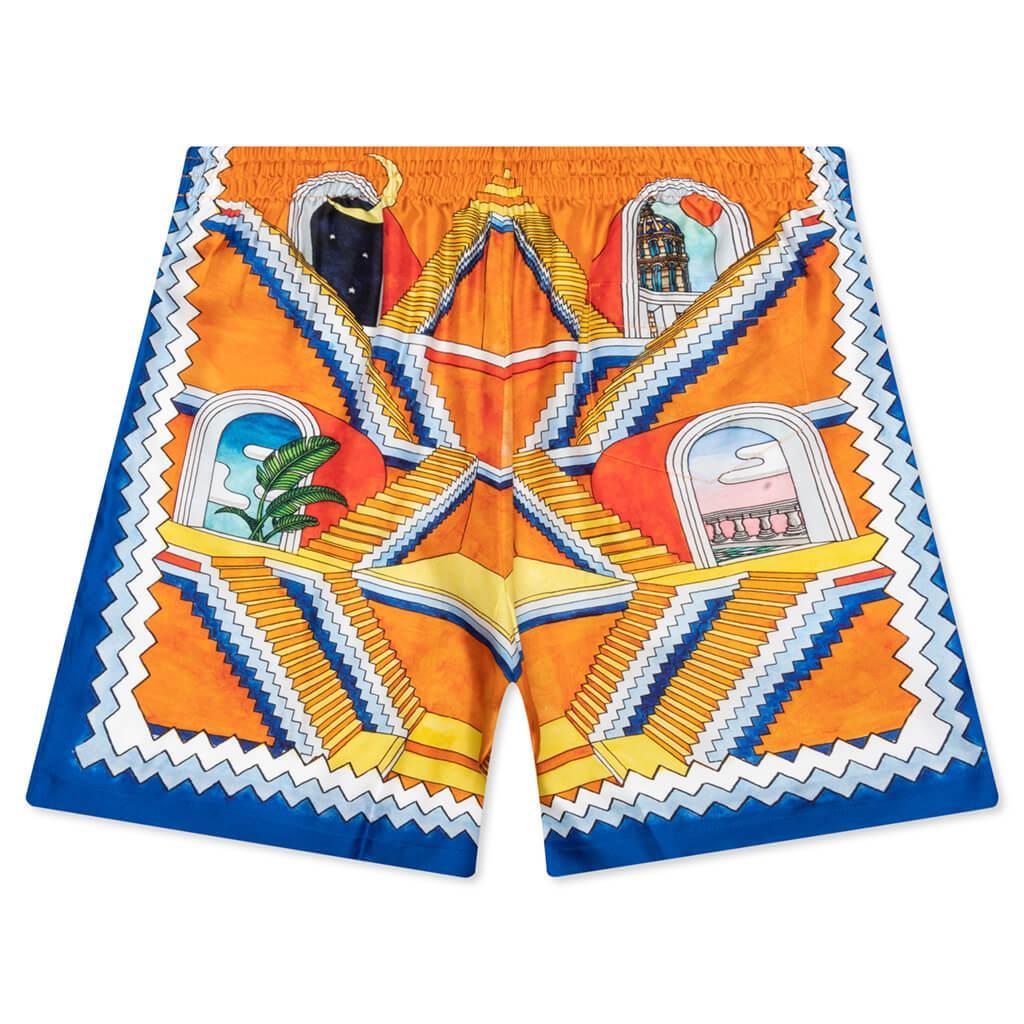 Escalier Infini Silk Shorts - Multi Male Product Image
