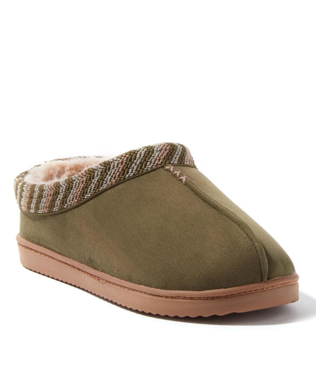 Dearfoams Wren High Vamp Women's Clog Slippers, Size: Small, Light Grey Gray Product Image