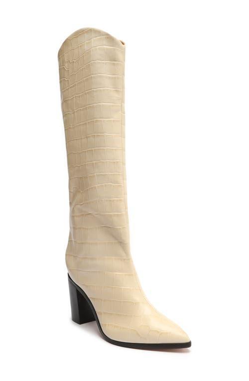 Womens Analeah Leather High-Heel Boots Product Image