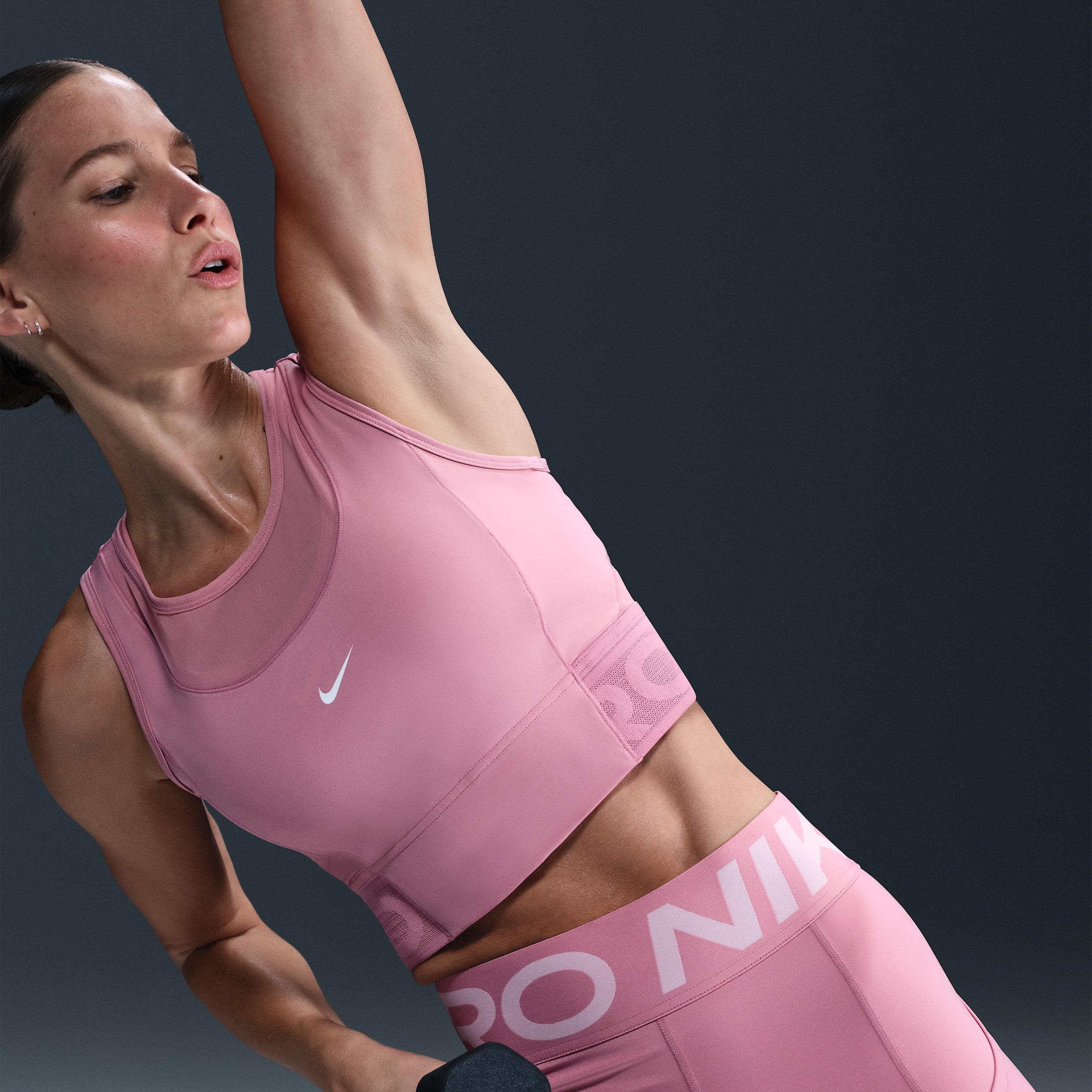 Women's Nike Pro Dri-FIT Cropped Tank Top Product Image