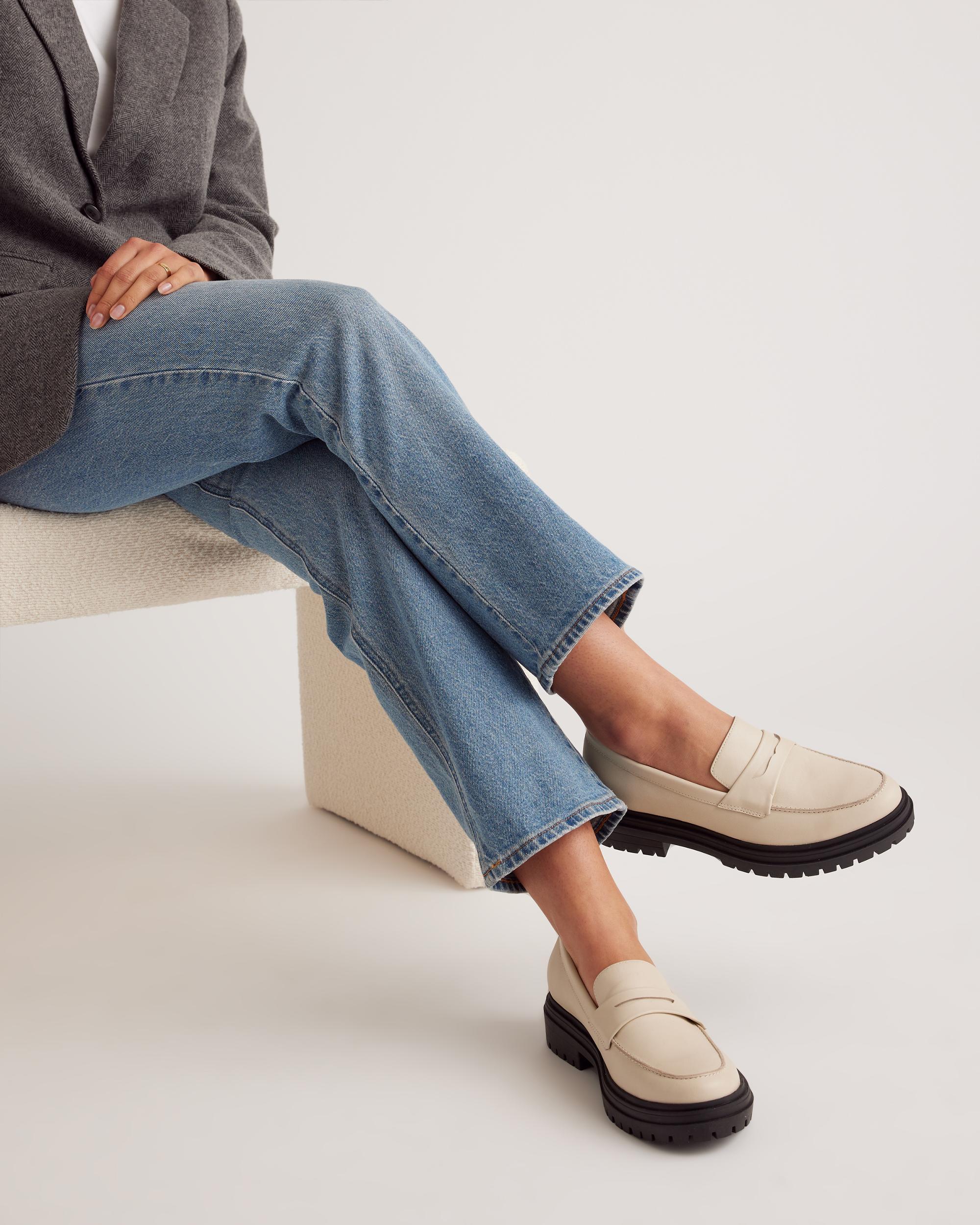 Quince | Women's Italian Leather Lug Sole Loafer Product Image
