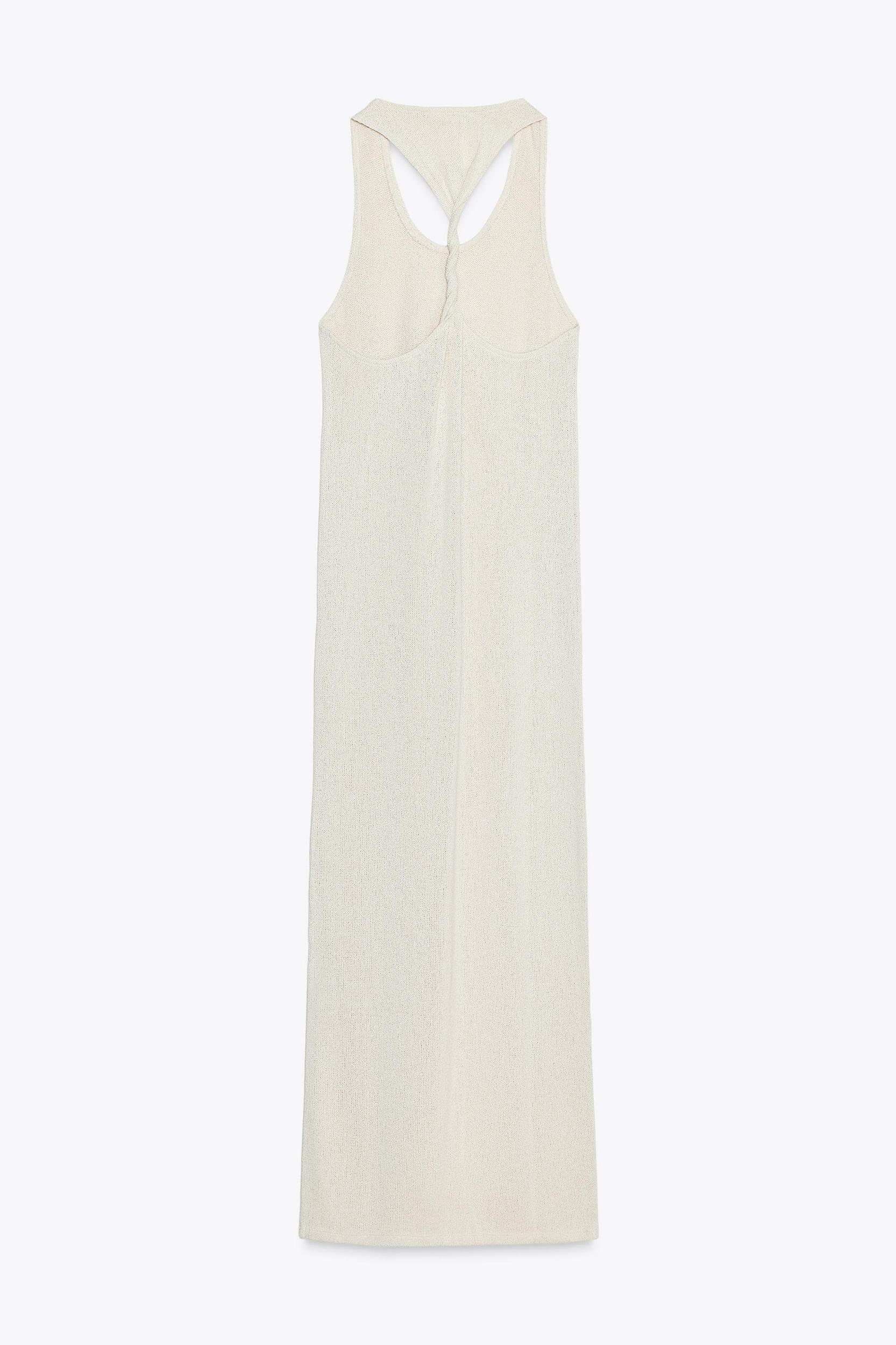 CUT-OUT KNIT MAXI DRESS Product Image