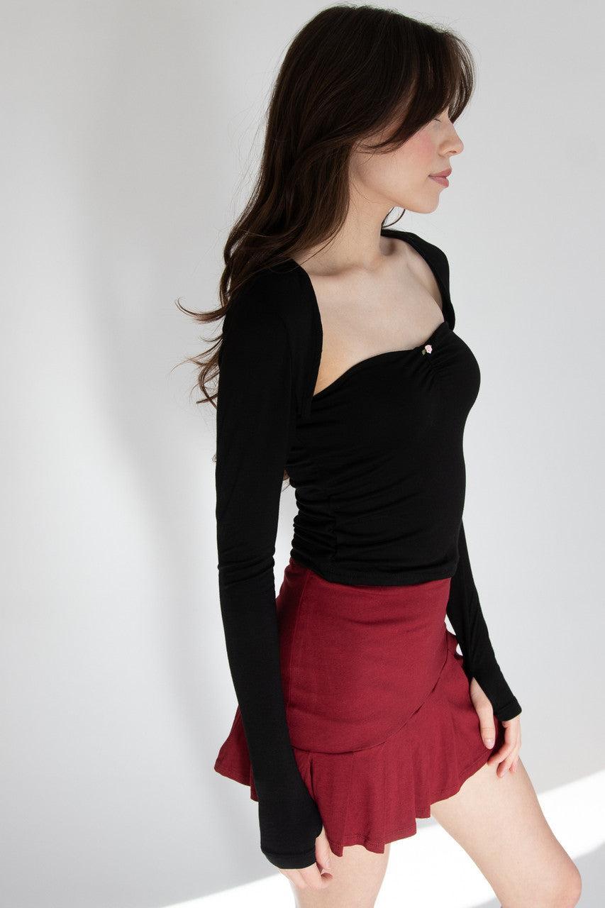 Rose Bud Tube Top With Shrug Product Image