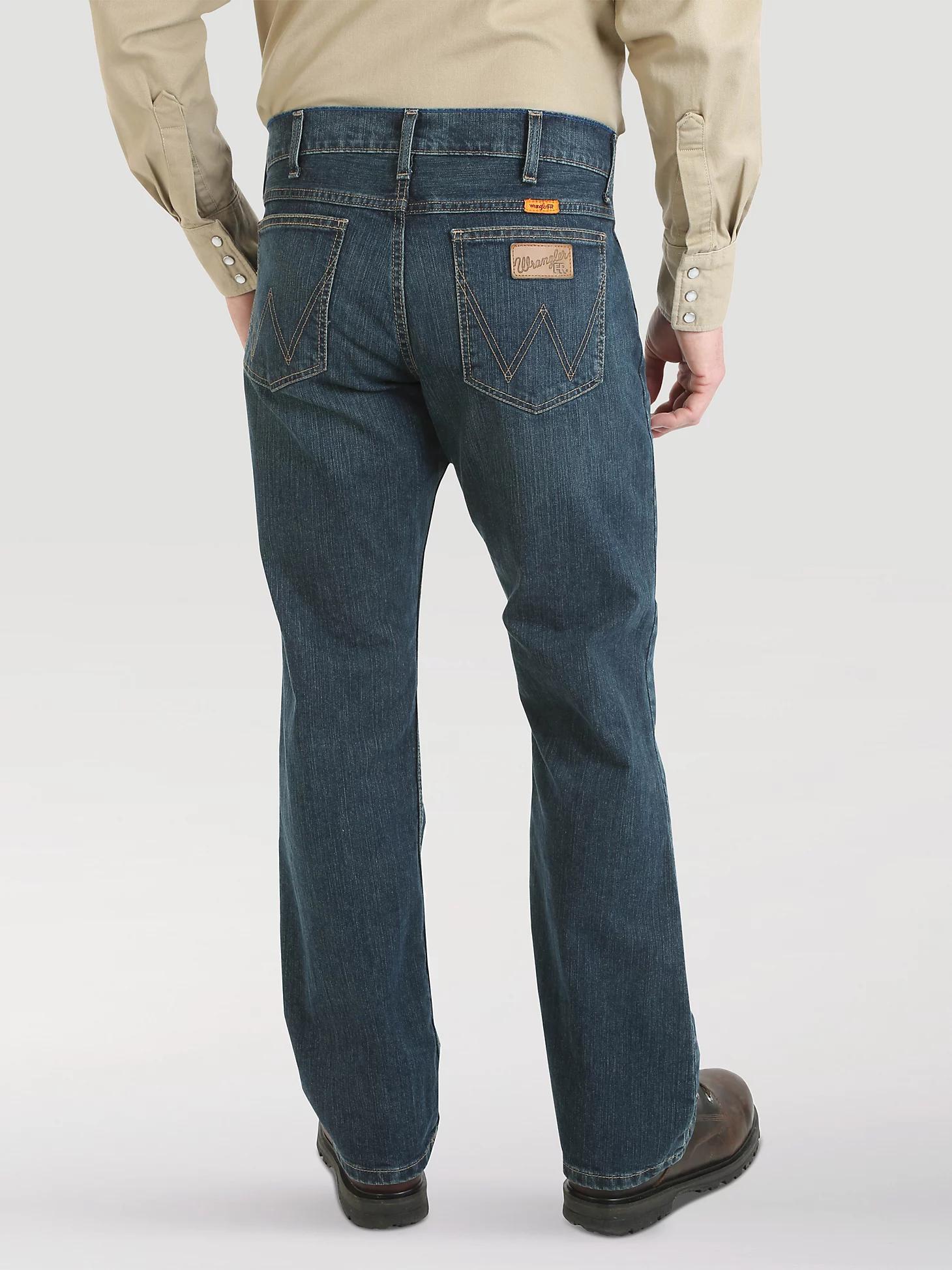 Wrangler® FR Flame-Resistant Retro® Slim Boot Jean | Men's JEANS | Wrangler® Product Image