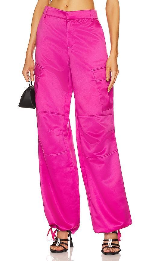 The Andamane Lizzo Cargo Pant Fuchsia. (also in ). Product Image