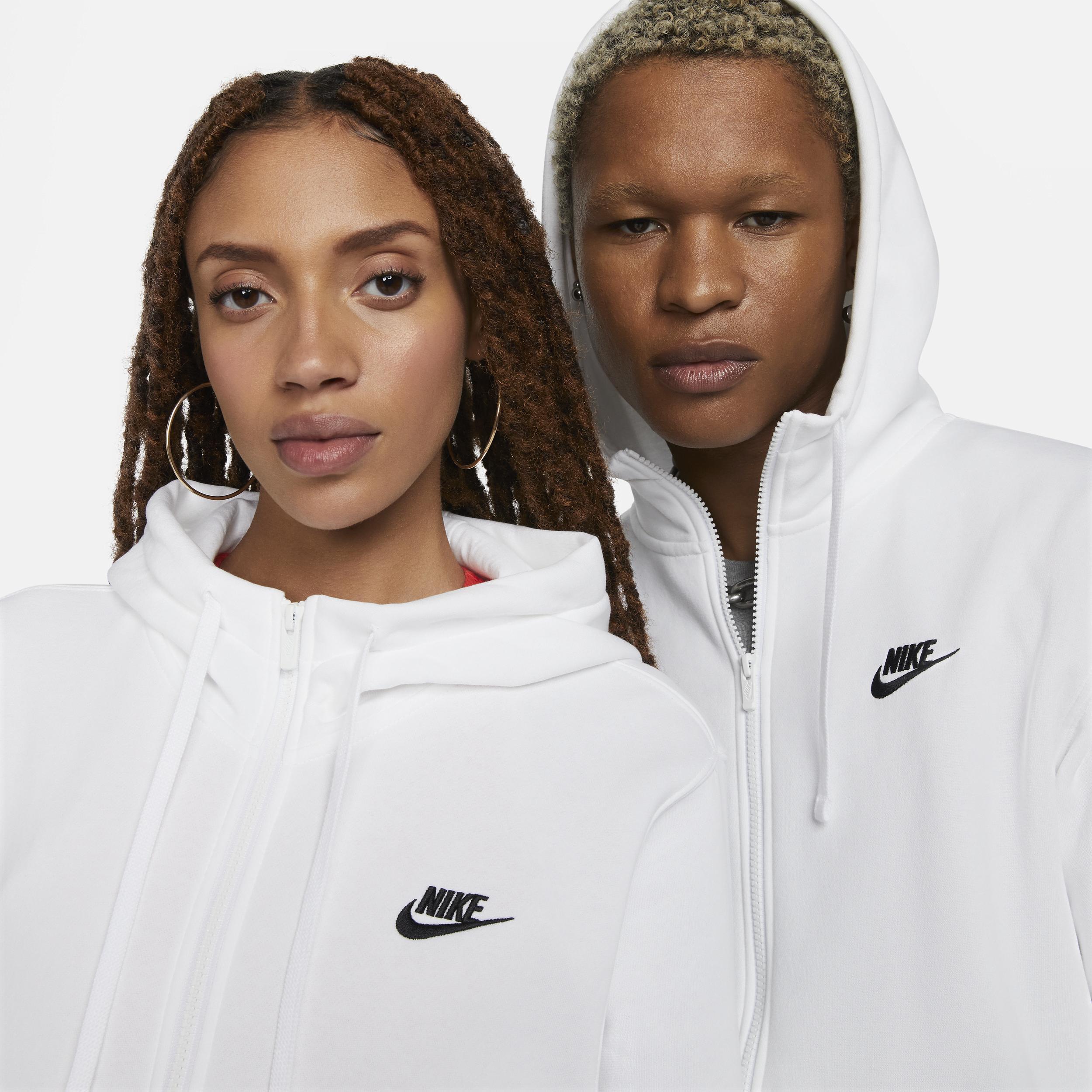 Mens Nike Sportswear Club Fleece Full-Zip Hoodie Grey Heather Product Image