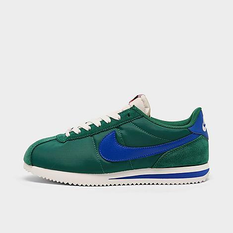 Nike Womens Cortex Textile Casual Shoes in Evergreen Aura/Sail/White Product Image