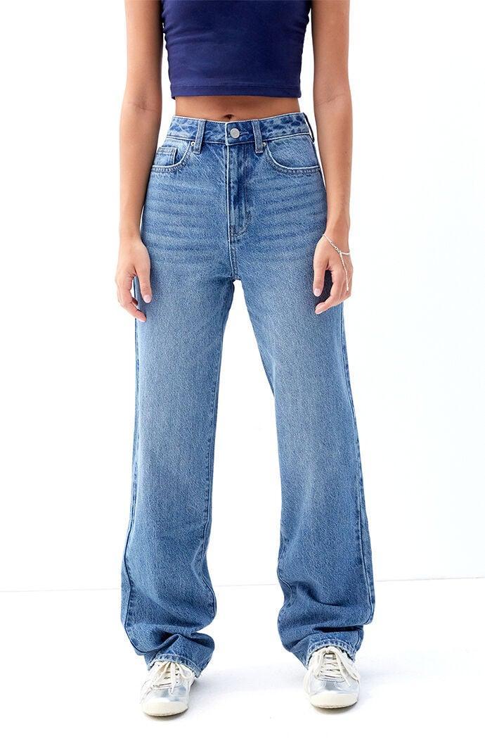 Women's Dark Indigo '90s Boyfriend Jeans Product Image