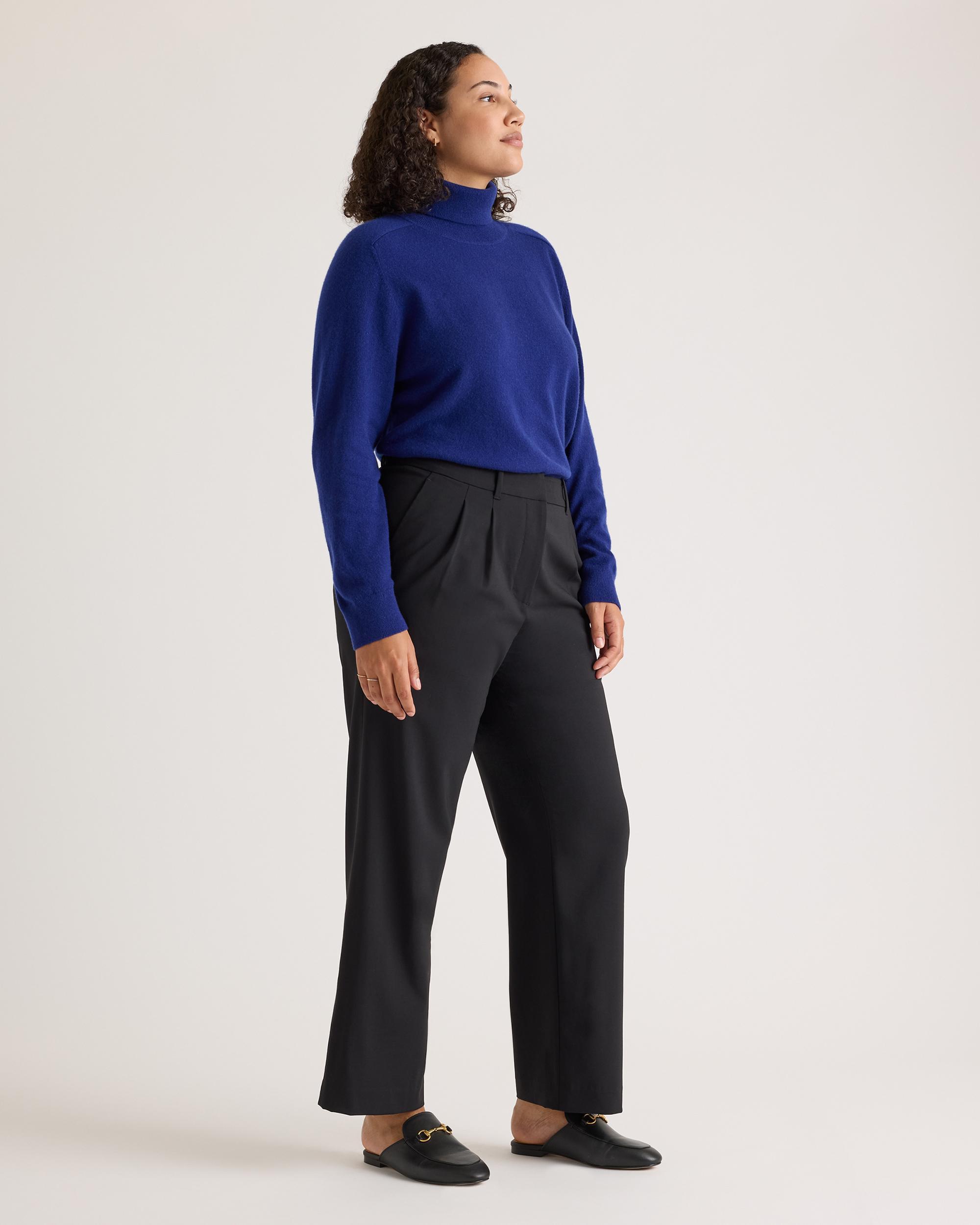 Quince | Women's Italian Wool Pleated Trouser Product Image