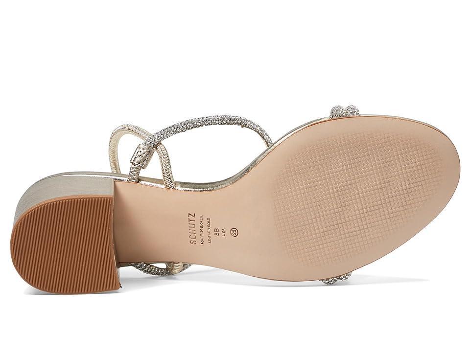 Whiteley Block Metallic Leather Sandal Product Image